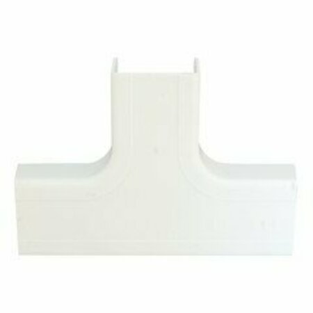 SWE-TECH 3C 1.25 inch Surface Mount Cable Raceway, White, Tee FWT31R2-006WH